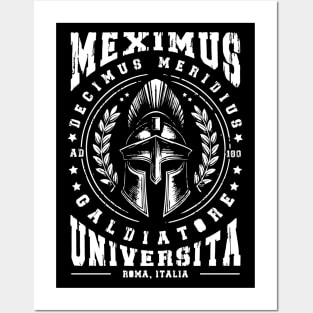 Maximus Gladiator University Posters and Art